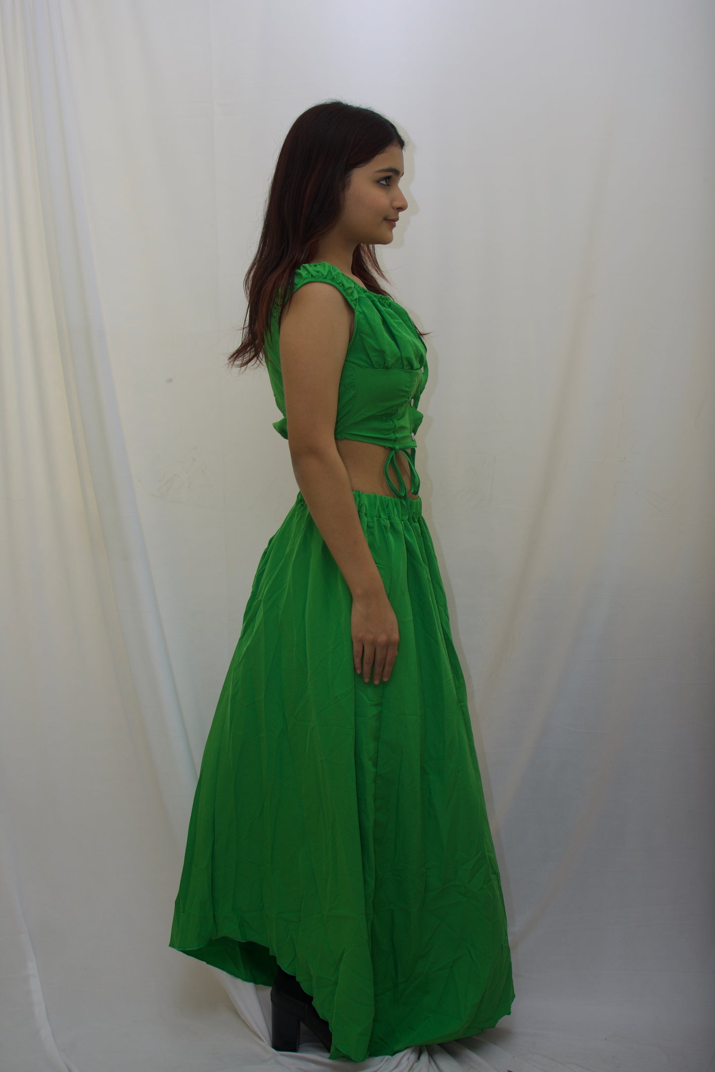 Emerald Elegance Two-Piece Set