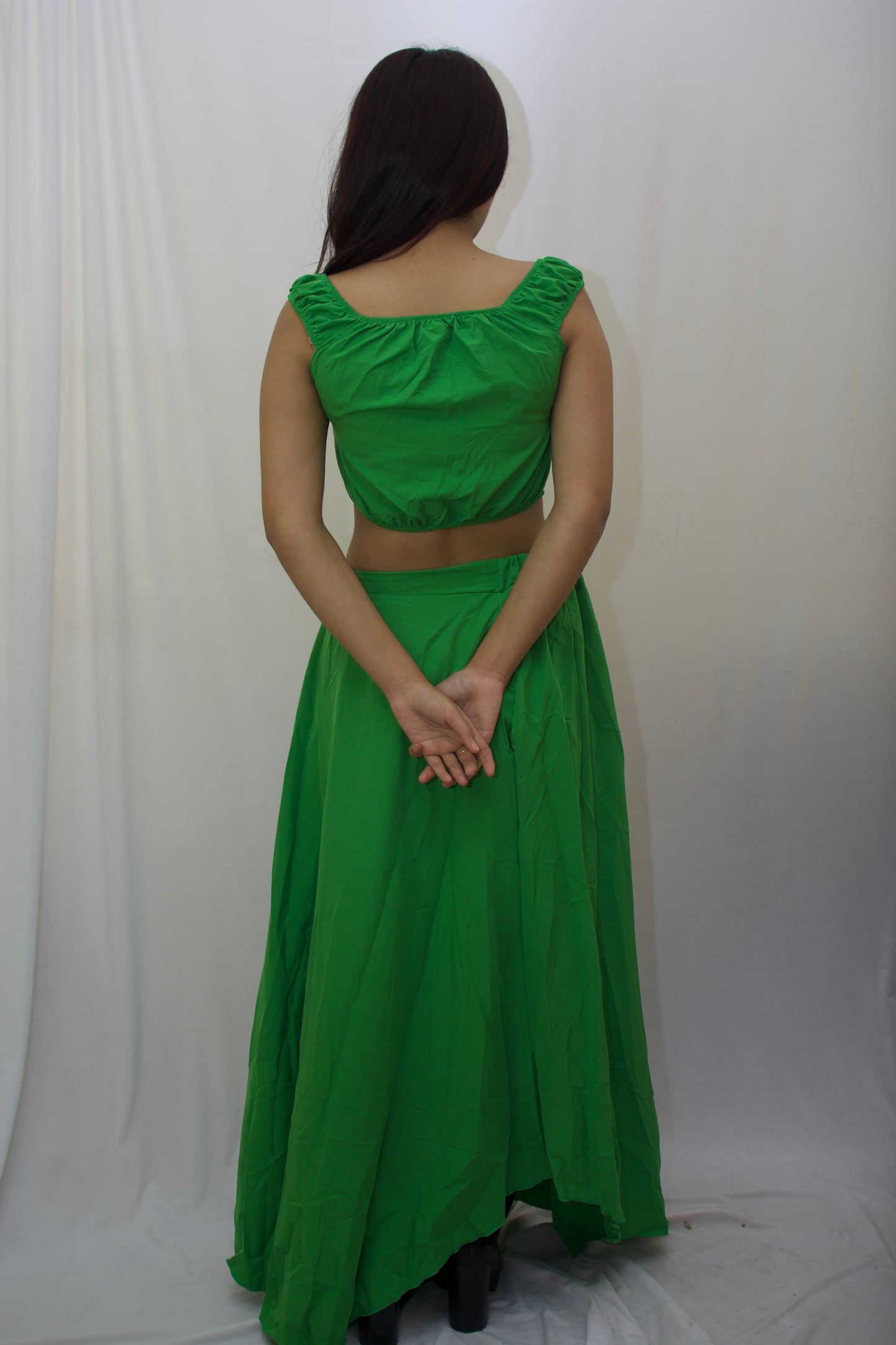 Emerald Elegance Two-Piece Set