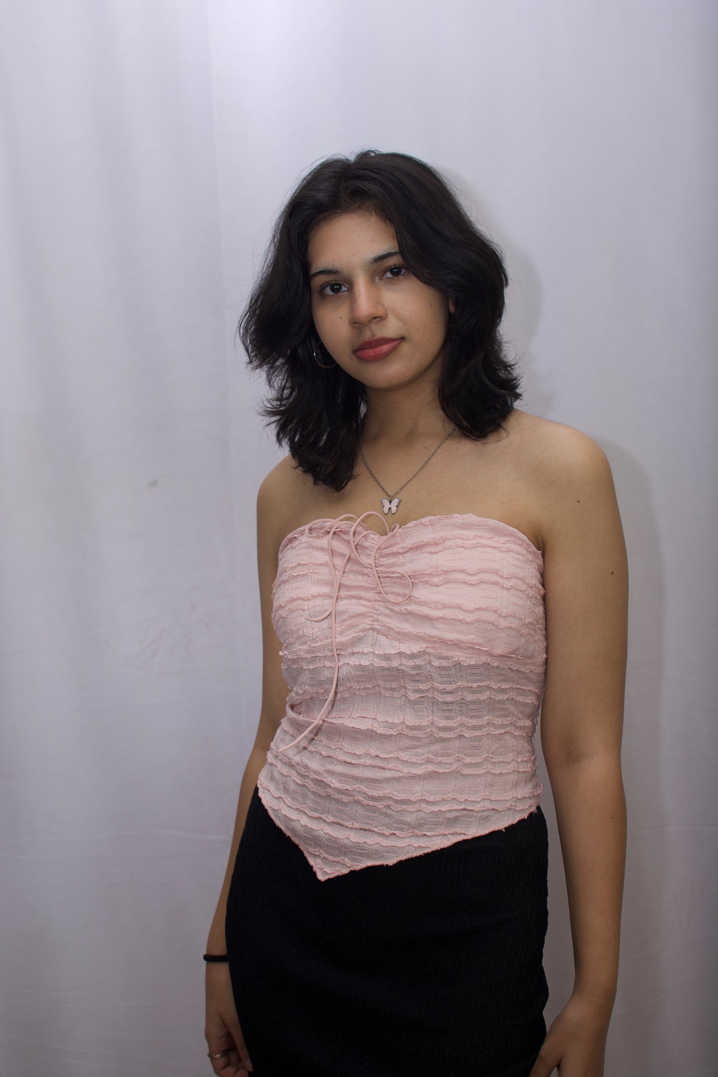 Blush Pink Ruched Tube Top - The Perfect Blend of Elegance and Style