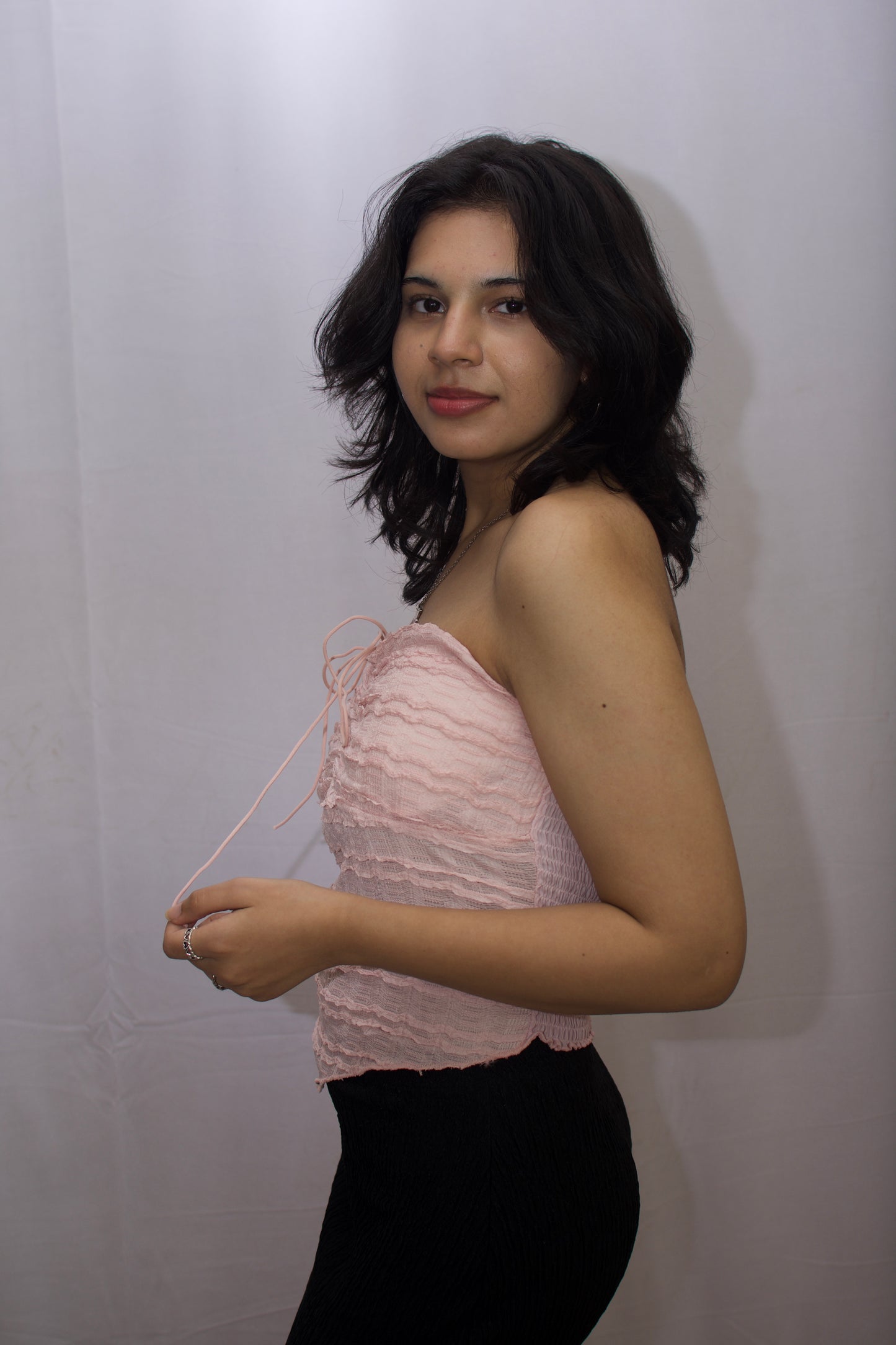 Blush Pink Ruched Tube Top - The Perfect Blend of Elegance and Style