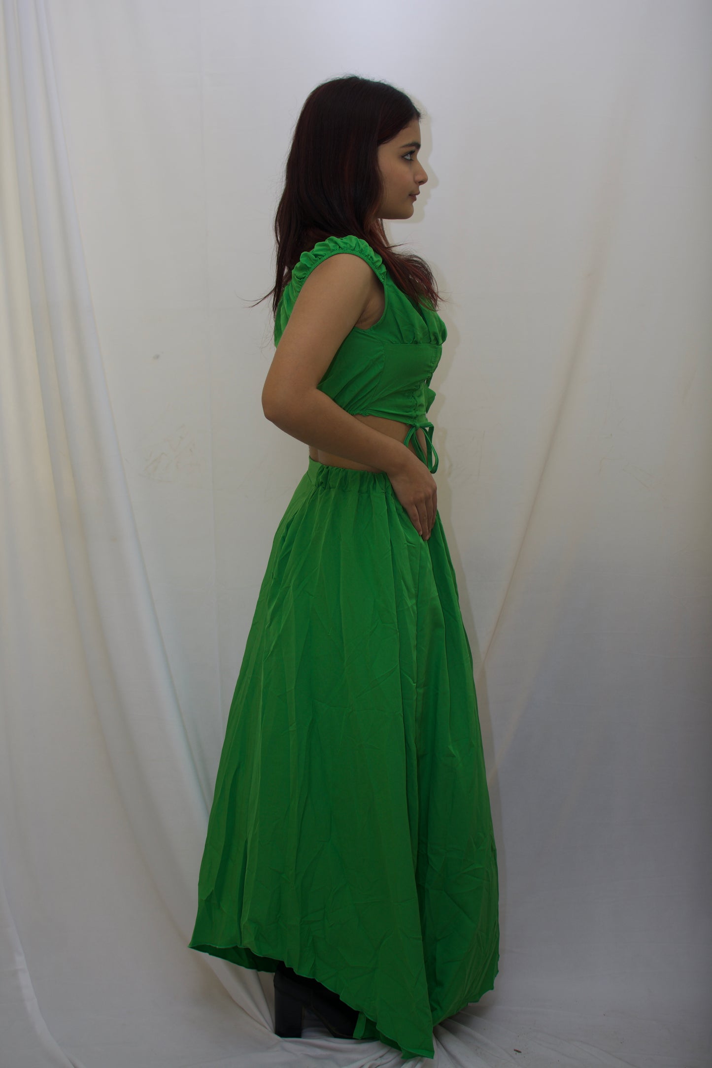 Emerald Elegance Two-Piece Set