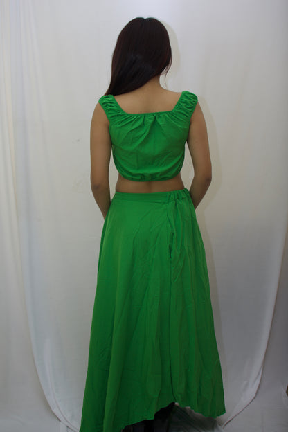 Emerald Elegance Two-Piece Set