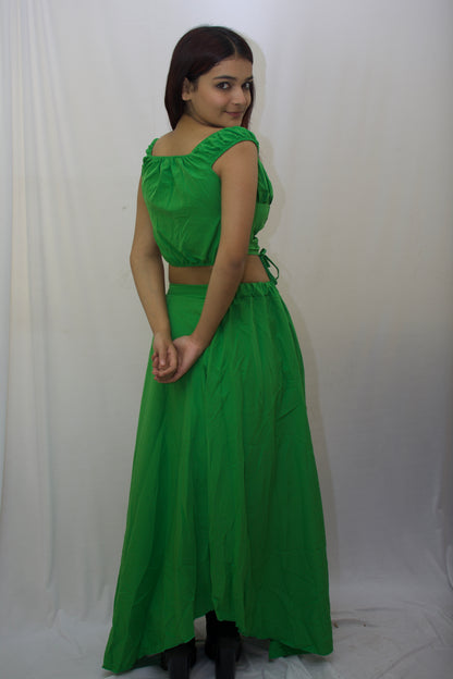 Emerald Elegance Two-Piece Set
