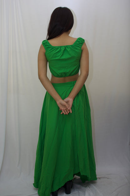 Emerald Elegance Two-Piece Set